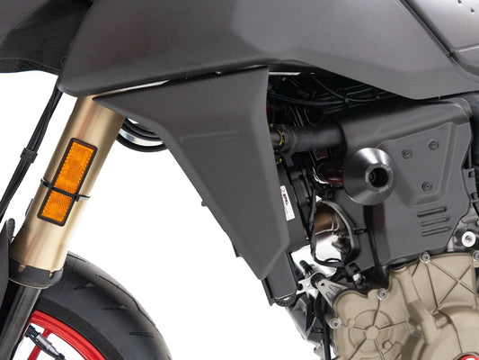CRB154O - DUCABIKE Ducati Hypermotard 698 Mono / RVE (2024+) Carbon Radiator Covers – Accessories in the Motoraider Motorcycle Aftermarket Accessories and Parts Online Shop