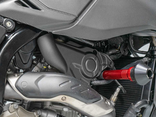 CRB155O - DUCABIKE Ducati Hypermotard 698 Mono / RVE (2024+) Carbon Engine Cover (right) – Accessories in the Motoraider Motorcycle Aftermarket Accessories and Parts Online Shop