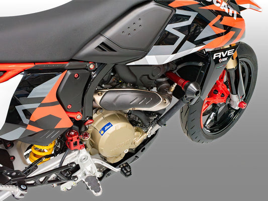 CRB160 - DBK Ducati Hypermotard 698 Mono (2024+) Carbon Heat Guard – Accessories in the Motoraider Motorcycle Aftermarket Accessories and Parts Online Shop