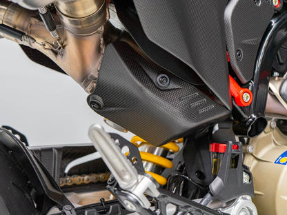 CRB161 - DUCABIKE Ducati Hypermotard 698 Mono (2024+) Carbon Exhaust Heat Guard – Accessories in the Motoraider Motorcycle Aftermarket Accessories and Parts Online Shop