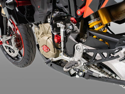 CRB164 - DBK Ducati Hypermotard 698 Mono (2024+) Carbon Sprocket Cover – Accessories in the Motoraider Motorcycle Aftermarket Accessories and Parts Online Shop