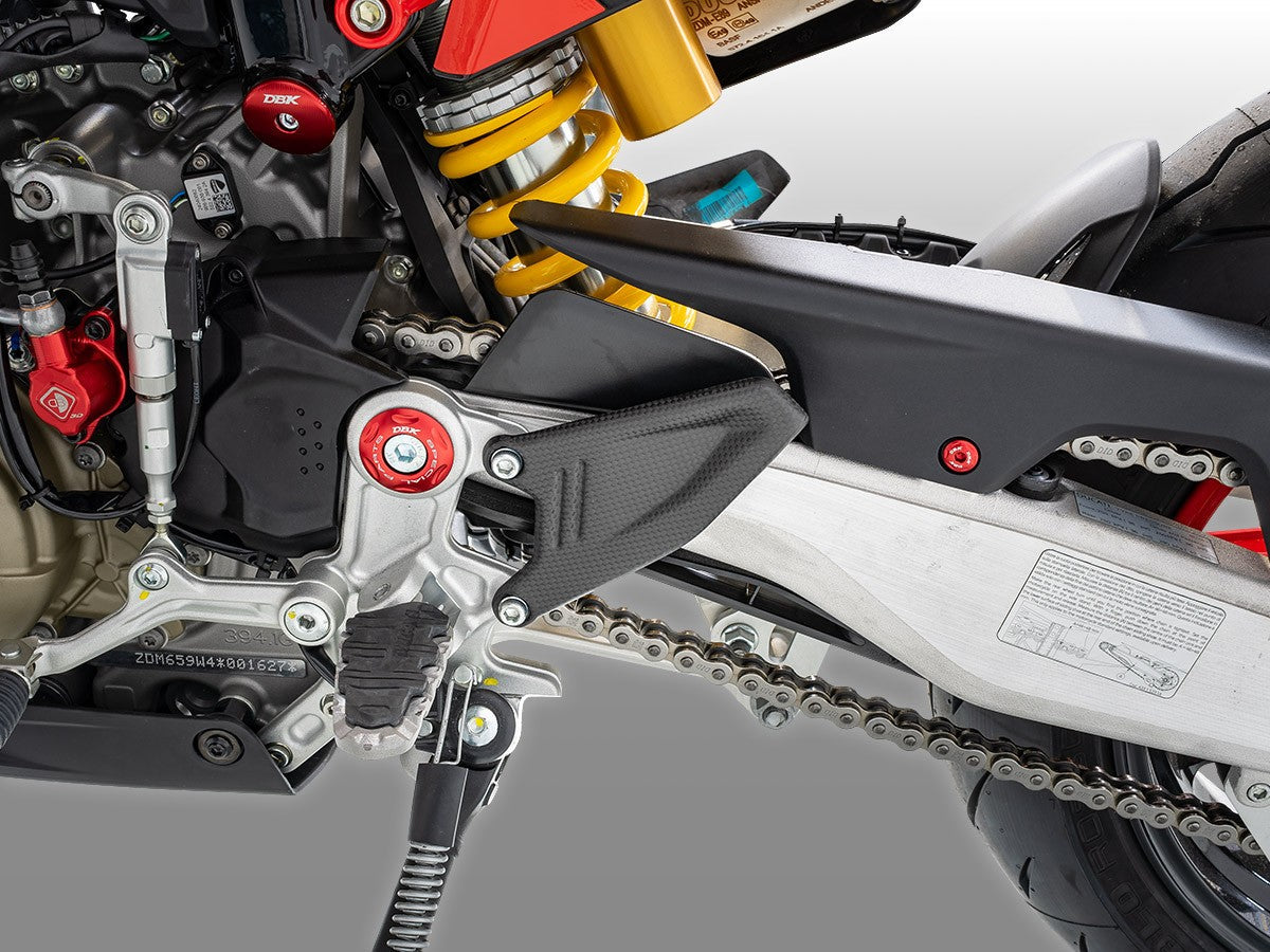 CRB169 - DBK Ducati Hypermotard 698 Mono (2024+) Carbon Heel Guards (pair) – Accessories in the Motoraider Motorcycle Aftermarket Accessories and Parts Online Shop