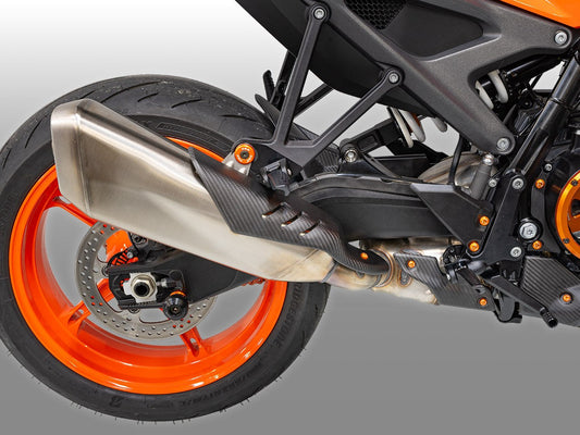 CRB175 - DBK KTM 990 DUKE / R (2024+) Carbon Muffler Cover – Accessories in the Motoraider Motorcycle Aftermarket Accessories and Parts Online Shop