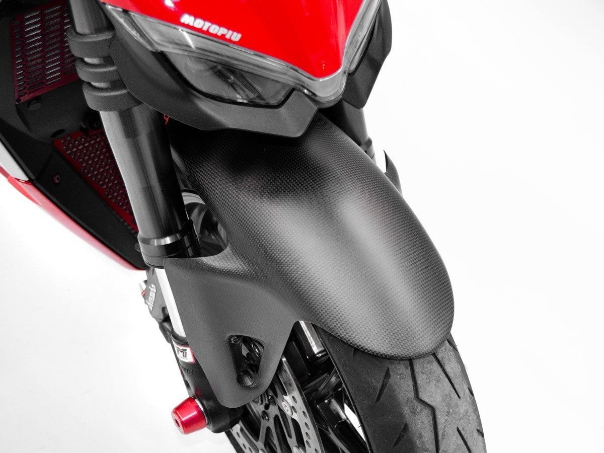 CRB18 - DBK Ducati Panigale V2 / V4 / Streetfighter (18/24) Carbon Front Fender – Accessories in the Motoraider Motorcycle Aftermarket Accessories and Parts Online Shop