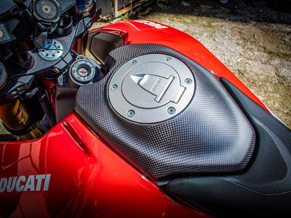 DBK DUCABIKE CRB192 Ducati Hypermotard 950 (2019+) Carbon Tank Cover – Accessories in the Motoraider Motorcycle Aftermarket Accessories and Parts Online Shop