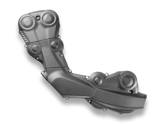 DBK DUCABIKE CRB195 Ducati Hypermotard 950 (2019+) Carbon Belt Covers – Accessories in the Motoraider Motorcycle Aftermarket Accessories and Parts Online Shop