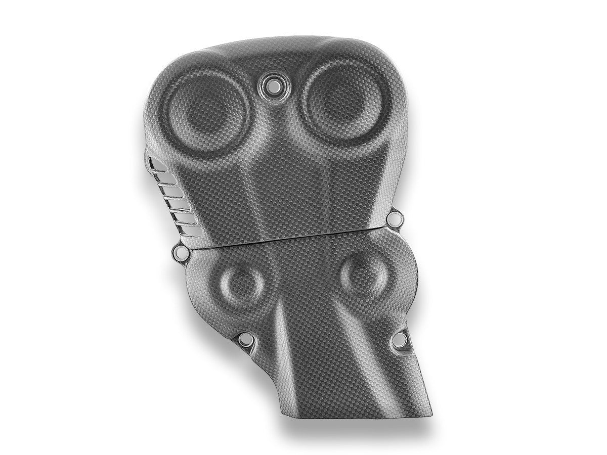 DBK DUCABIKE CRB195 Ducati Hypermotard 950 (2019+) Carbon Belt Covers – Accessories in the Motoraider Motorcycle Aftermarket Accessories and Parts Online Shop