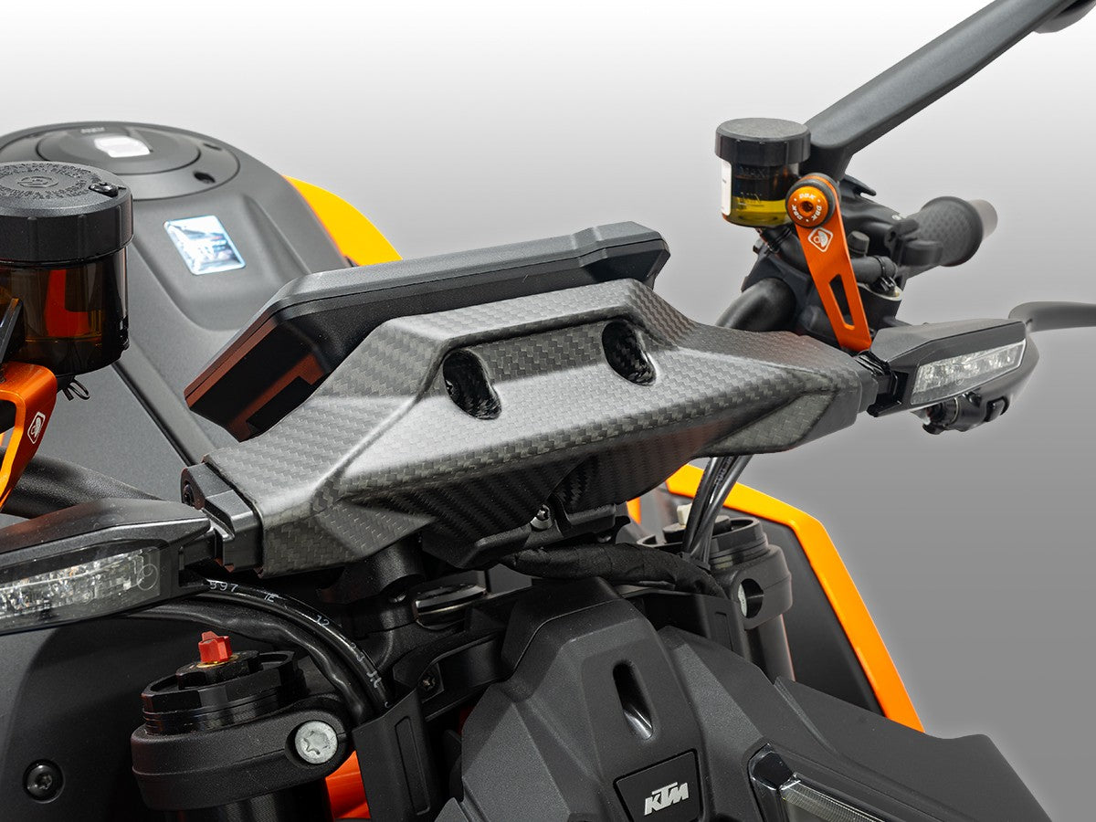 DBK DUCABIKE CRB213 KTM 1390 Super Duke (2024+) Carbon Turn Signal Support Cover – Accessories in the Motoraider Motorcycle Aftermarket Accessories and Parts Online Shop