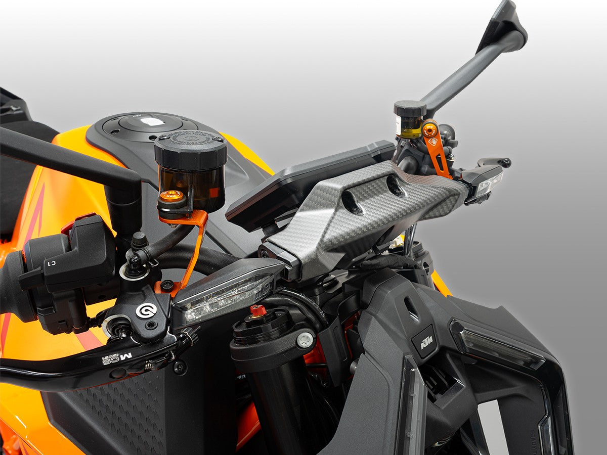 DBK DUCABIKE CRB213 KTM 1390 Super Duke (2024+) Carbon Turn Signal Support Cover – Accessories in the Motoraider Motorcycle Aftermarket Accessories and Parts Online Shop