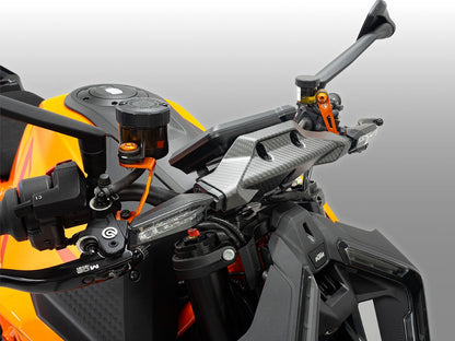 DBK DUCABIKE CRB213 KTM 1390 Super Duke (2024+) Carbon Turn Signal Support Cover – Accessories in the Motoraider Motorcycle Aftermarket Accessories and Parts Online Shop