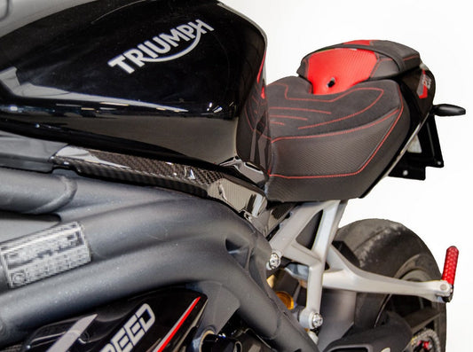 CRB67L - DBK Triumph ST Glossy Carbon Tank Infills – Accessories in the Motoraider Motorcycle Aftermarket Accessories and Parts Online Shop