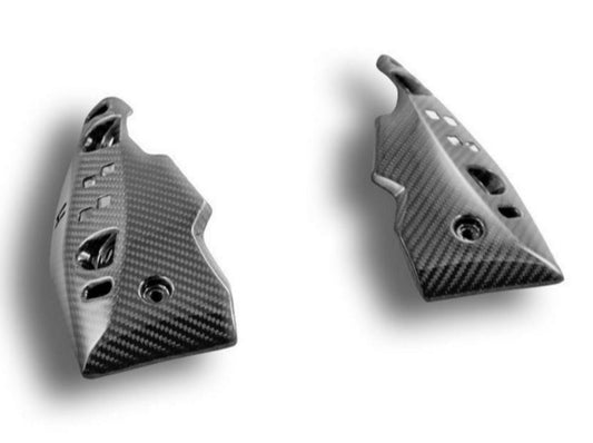 CRB68L - DBK Triumph ST Internal Radiator Panels (Glossy Carbon Side Panels) – Accessories in the Motoraider Motorcycle Aftermarket Accessories and Parts Online Shop