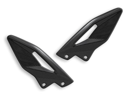 CRB90L - DBK Triumph Street Triple 765 S / R / RS (2017+) Glossy Carbon Heel Guards – Accessories in the Motoraider Motorcycle Aftermarket Accessories and Parts Online Shop