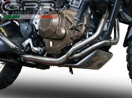 GPR Honda CRF1000L Africa Twin Front Manifold/Decat Pipe (racing) – Accessories in the 2WheelsHero Motorcycle Aftermarket Accessories and Parts Online Shop