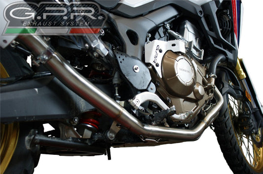 GPR Honda CRF1000L Africa Twin Front Manifold/Decat Pipe (racing) – Accessories in the 2WheelsHero Motorcycle Aftermarket Accessories and Parts Online Shop
