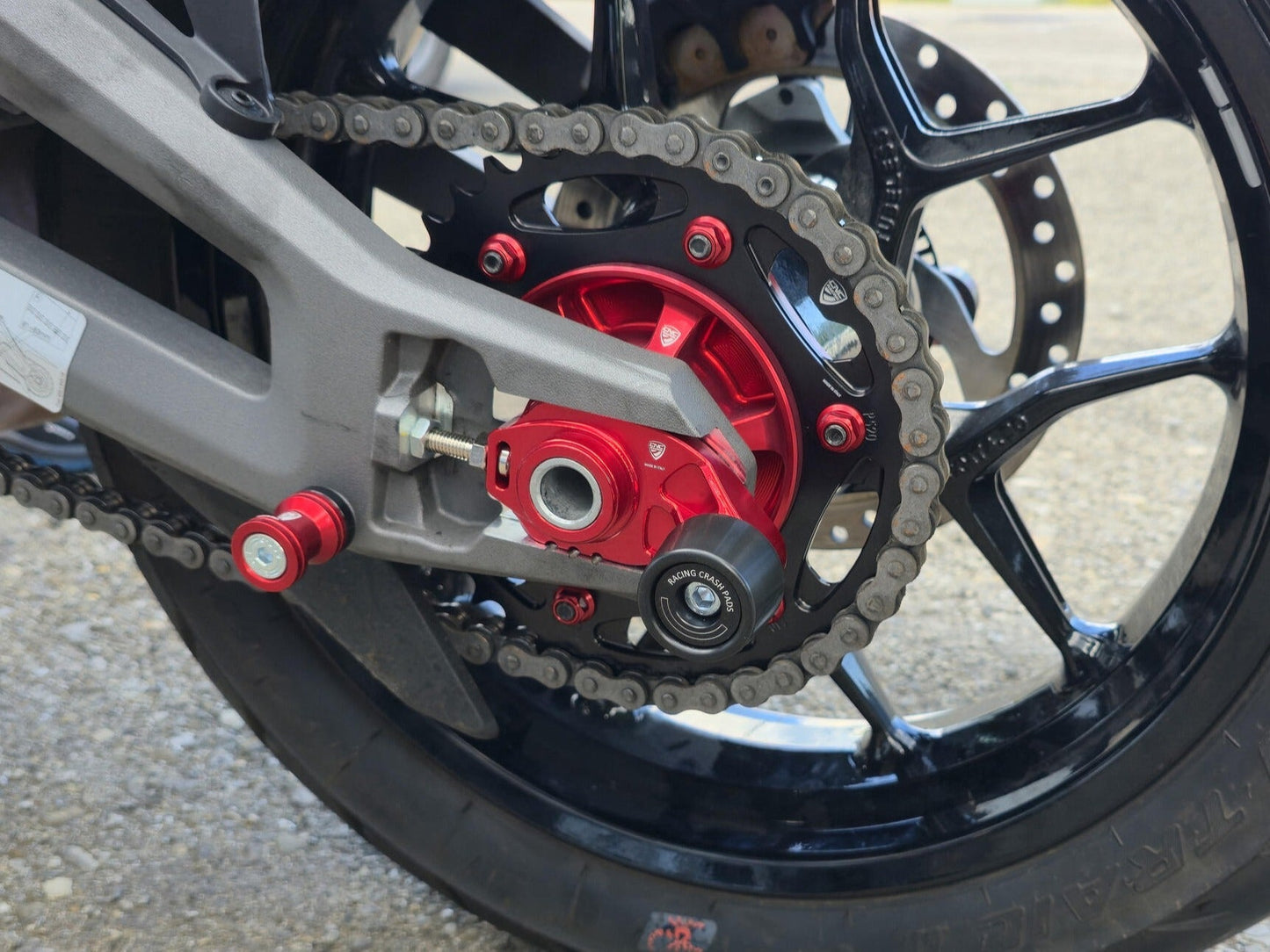 FC254 - CNC RACING Ducati Multistrada V2 (2025+) Rear Sprocket Flange – Accessories in the Motoraider Motorcycle Aftermarket Accessories and Parts Online Shop