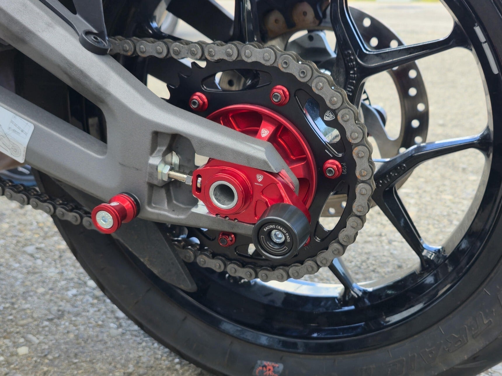 FC254 - CNC RACING Ducati Multistrada V2 (2025+) Rear Sprocket Flange – Accessories in the Motoraider Motorcycle Aftermarket Accessories and Parts Online Shop