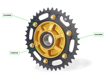 FC254 - CNC RACING Ducati Multistrada V2 (2025+) Rear Sprocket Flange – Accessories in the Motoraider Motorcycle Aftermarket Accessories and Parts Online Shop