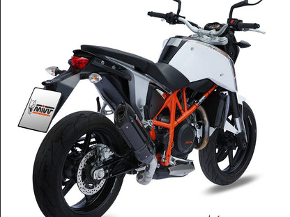 MIVV KT.010 KTM 690 DUKE ( 2012 / 18 ) Slip-on Exhaust "Suono" ( black; approved) – Accessories in the 2WheelsHero Motorcycle Aftermarket Accessories and Parts Online Shop