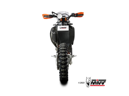MIVV M.KT.031 KTM 690 Enduro R / SMC R (19/20) Slip-on Exhaust "STR-1" (black; approved) – Accessories in the 2WheelsHero Motorcycle Aftermarket Accessories and Parts Online Shop