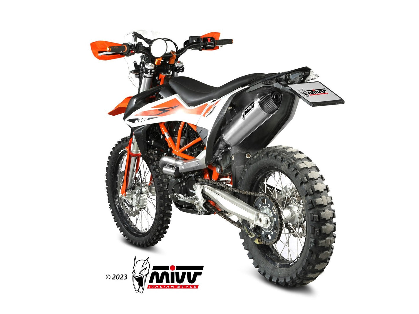 MIVV M.KT.031 KTM 690 Enduro R / SMC R (19/20) Slip-on Exhaust "STR-1" (stainless steel; approved) – Accessories in the 2WheelsHero Motorcycle Aftermarket Accessories and Parts Online Shop