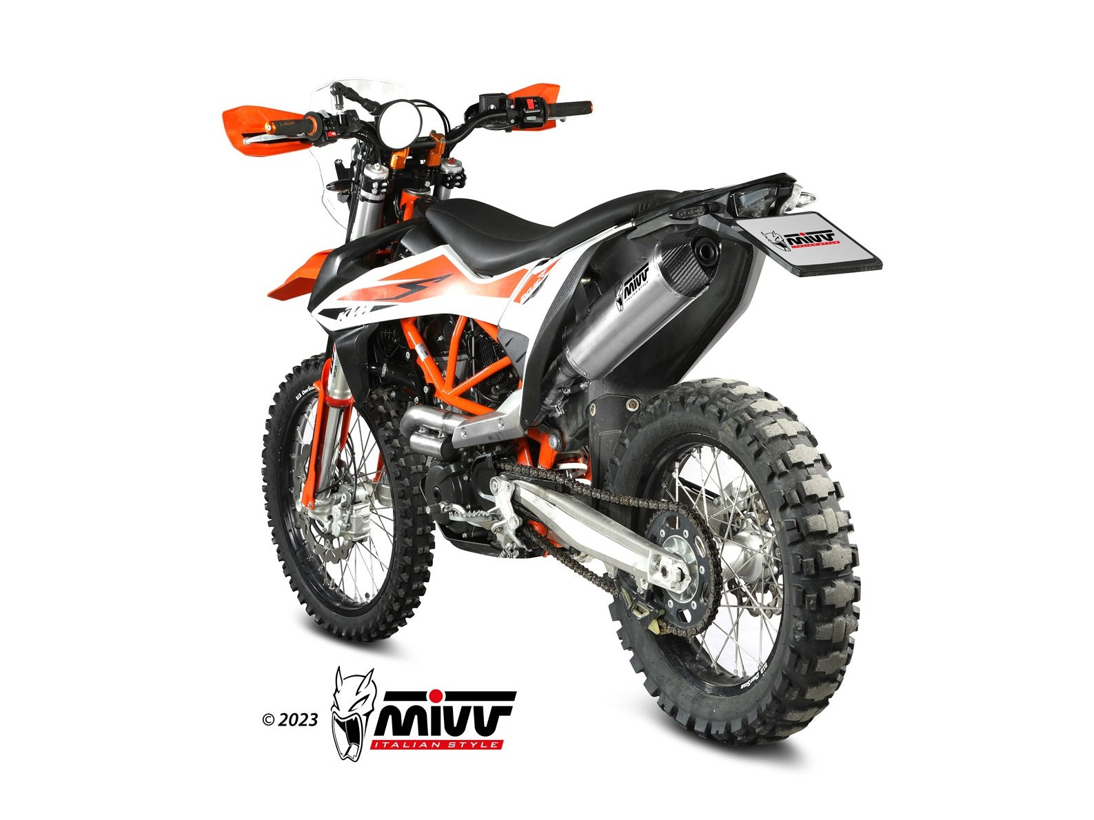 MIVV M.KT.032 KTM 690 Enduro R / SMC R (2021+) Slip-on Exhaust "STR-1" (stainless steel; approved) – Accessories in the 2WheelsHero Motorcycle Aftermarket Accessories and Parts Online Shop