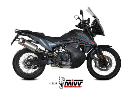 MIVV KT.021 KTM 790 / 890 ADVENTURE / R ( 2019+ ) Slip-on Exhaust "Dakar" ( stainless steel; approved) – Accessories in the 2WheelsHero Motorcycle Aftermarket Accessories and Parts Online Shop