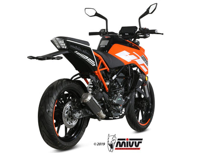 MIVV KT.019 KTM 125/390 DUKE / 125/390 RC ( 2017 / 20 ) Slip-on Exhaust "MK3" ( carbon; not approved) – Accessories in the 2WheelsHero Motorcycle Aftermarket Accessories and Parts Online Shop