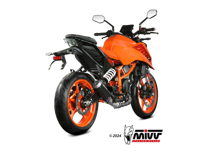 MIVV KT.031 KTM 125 / 390 DUKE ( 2024+ ) Slip-on High Exhaust "MK3" ( black; not approved) – Accessories in the 2WheelsHero Motorcycle Aftermarket Accessories and Parts Online Shop
