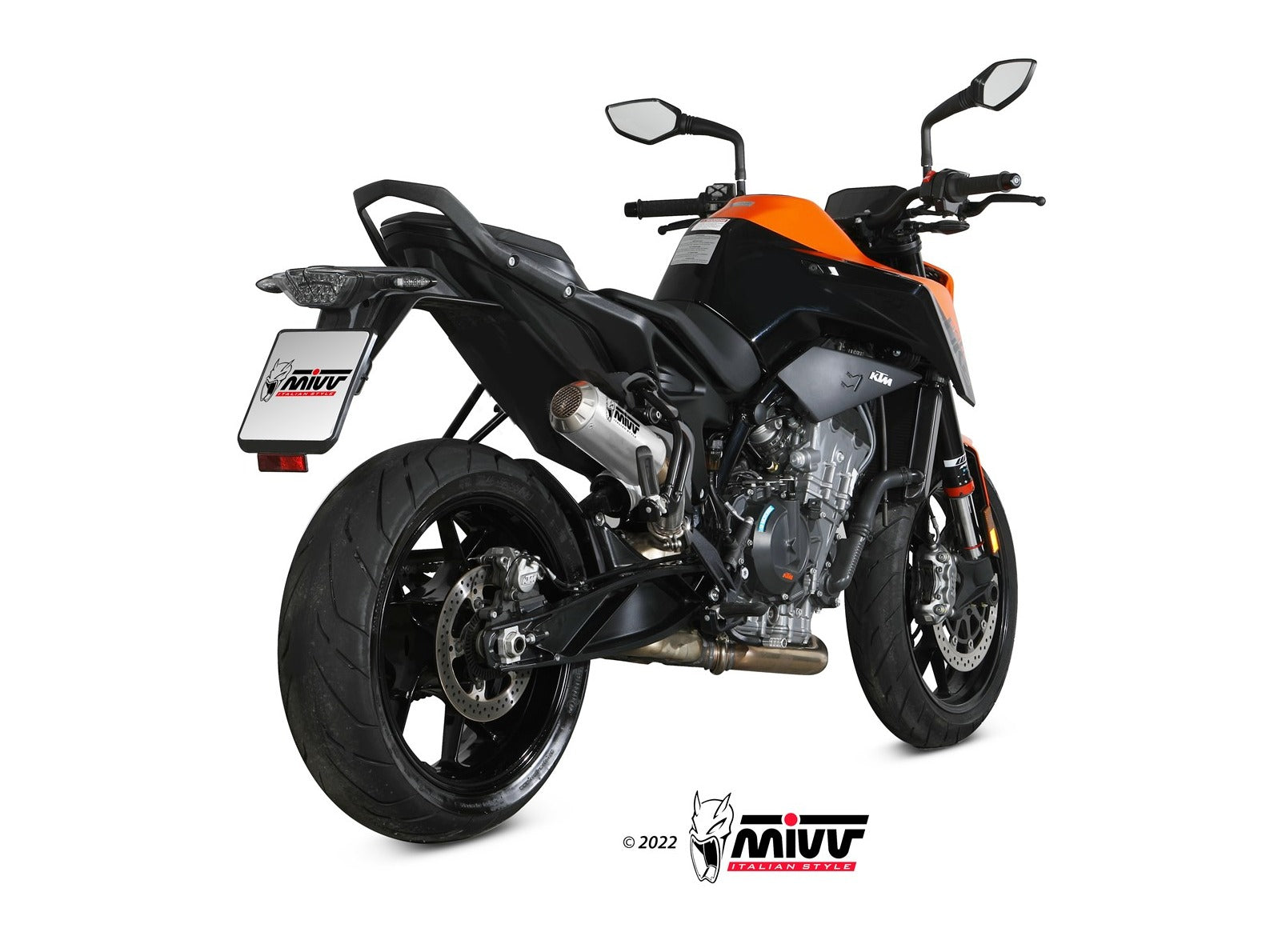 MIVV KT.020 KTM 790 / 890 DUKE ( 2018+ ) Slip-on Exhaust "MK3" ( stainless steel; not approved) – Accessories in the 2WheelsHero Motorcycle Aftermarket Accessories and Parts Online Shop