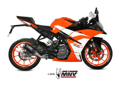 MIVV KT.019 KTM 125/390 DUKE / 125/390 RC ( 2017 / 20 ) Slip-on Exhaust "MK3" ( carbon; not approved) – Accessories in the 2WheelsHero Motorcycle Aftermarket Accessories and Parts Online Shop