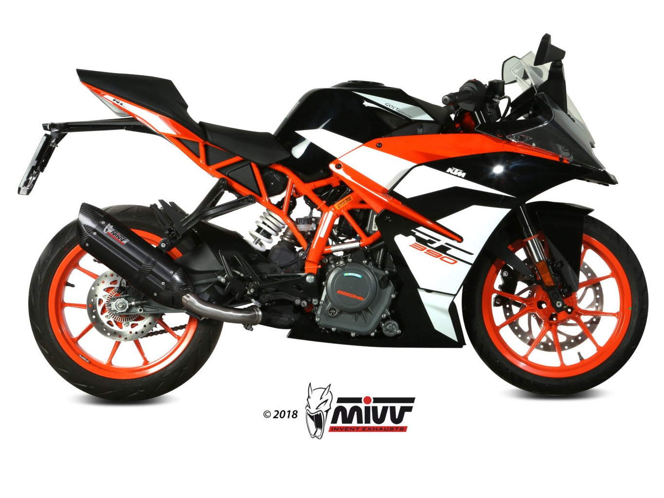MIVV KT.019 KTM 125/390 DUKE / 125/390 RC ( 2017 / 20 ) Slip-on Exhaust "Suono" ( black; approved) – Accessories in the 2WheelsHero Motorcycle Aftermarket Accessories and Parts Online Shop