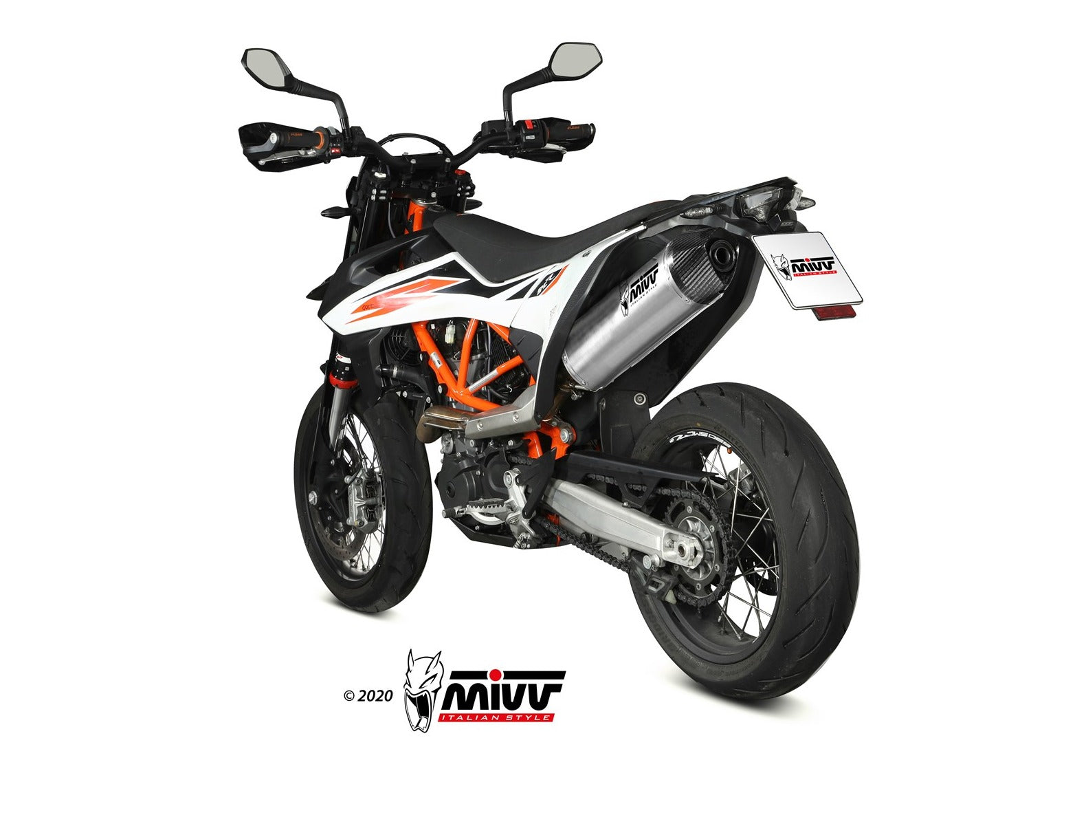 MIVV M.KT.031 KTM 690 Enduro R / SMC R (19/20) Slip-on Exhaust "STR-1" (stainless steel; approved) – Accessories in the 2WheelsHero Motorcycle Aftermarket Accessories and Parts Online Shop