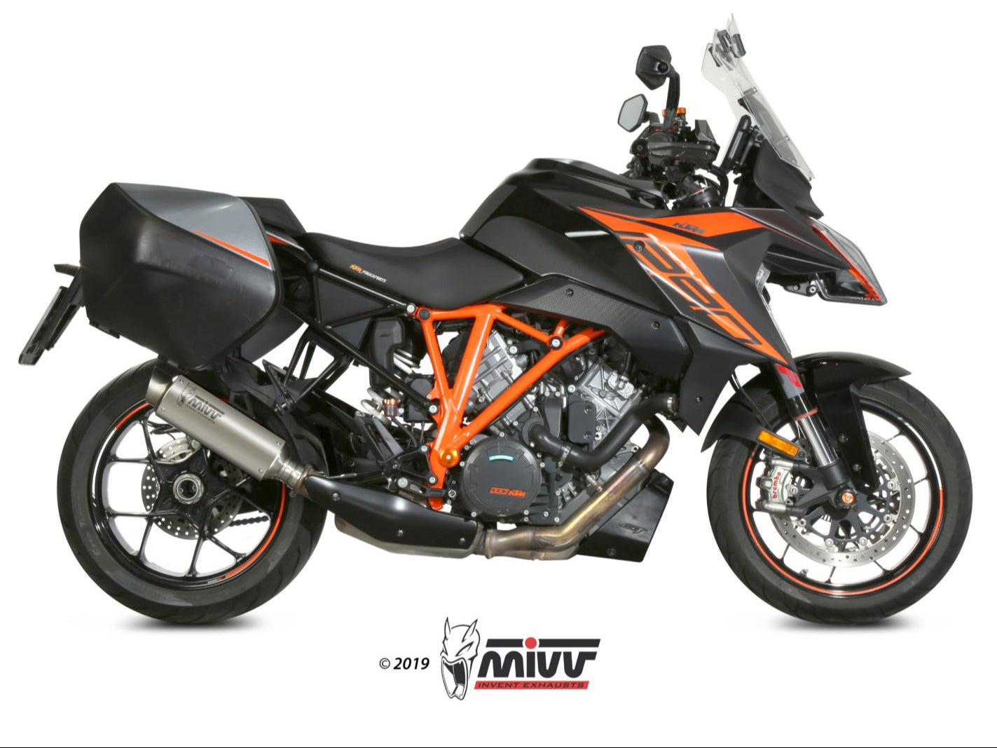 MIVV KT.018 KTM 1290 SUPERDUKE GT ( 2016+ ) Slip-on Exhaust "GP Pro" (titanium; approved) – Accessories in the 2WheelsHero Motorcycle Aftermarket Accessories and Parts Online Shop