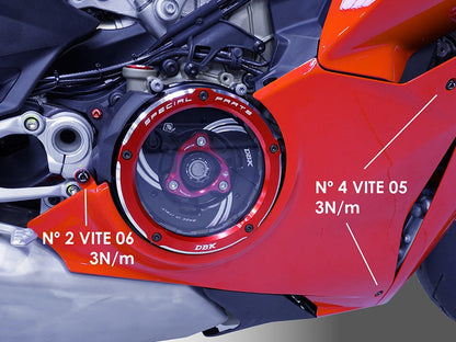 KVT100 - DBK Ducati Panigale V4/ V4S (2025+) Fairing Screws Kit – Accessories in the Motoraider Motorcycle Aftermarket Accessories and Parts Online Shop