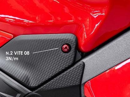KVT97 - DBK Ducati Panigale V4/ V4S (2025+) Tank Cover Screws Kit – Accessories in the Motoraider Motorcycle Aftermarket Accessories and Parts Online Shop