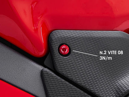 KVT97 - DBK Ducati Panigale V4/ V4S (2025+) Tank Cover Screws Kit – Accessories in the Motoraider Motorcycle Aftermarket Accessories and Parts Online Shop