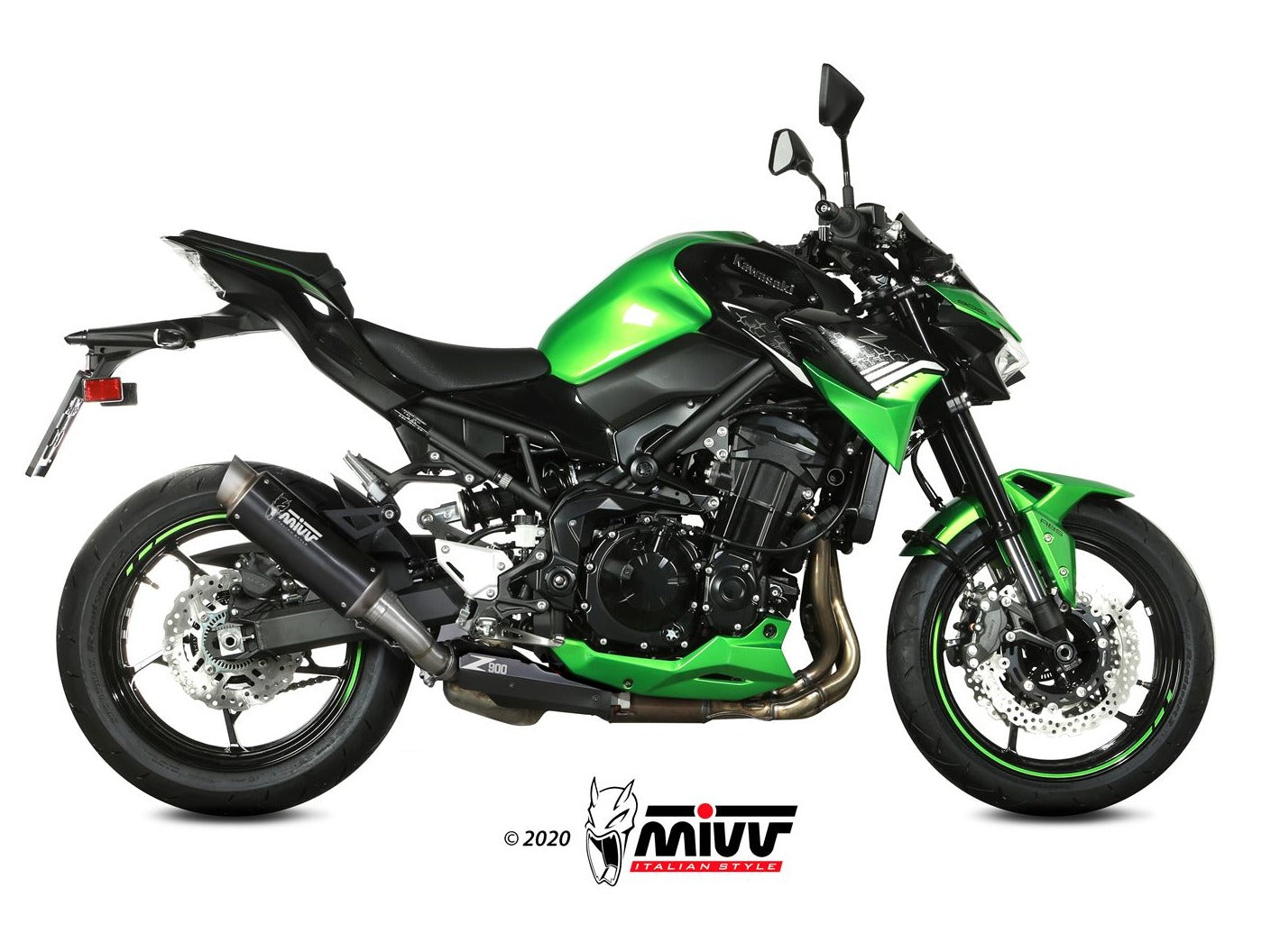 MIVV K.052 Kawasaki Z900 (20/24) Slip-on Exhaust "GP Pro" (black; approved) – Accessories in the 2WheelsHero Motorcycle Aftermarket Accessories and Parts Online Shop