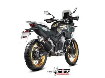 MIVV KO.002 KOVE 800 X ( 2024+ ) Slip-on Exhaust "Dakar" (black; approved) – Accessories in the 2WheelsHero Motorcycle Aftermarket Accessories and Parts Online Shop