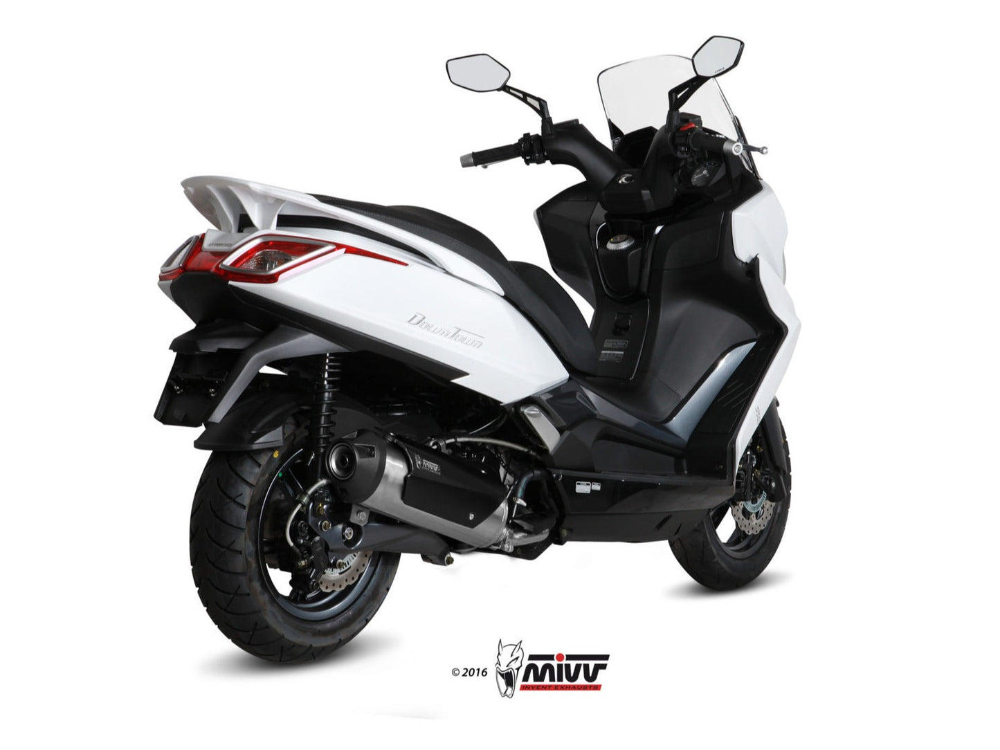 MIVV C.KY.0018 KYMCO Downtown 350 ( 2015 - 16 ) Full System(Kat) Exhaust "Urban" (stainless steel; approved) – Accessories in the 2WheelsHero Motorcycle Aftermarket Accessories and Parts Online Shop