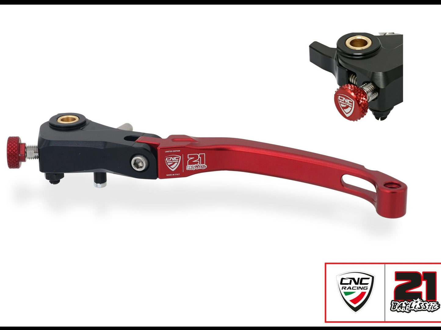 LCR12TB - CNC RACING Ducati / Aprilia / MV Agusta Clutch Lever Race (Troy Bayliss edition) – Accessories in the Motoraider Motorcycle Aftermarket Accessories and Parts Online Shop