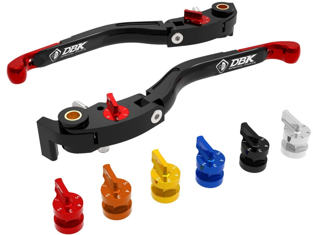 LEA16 - PERFORMANCE TECHNOLOGY Ducati / KTM Superduke / Moto Guzzi Handlebar Levers "Eco GP 2" (adjustable) – Accessories in the Motoraider Motorcycle Aftermarket Accessories and Parts Online Shop