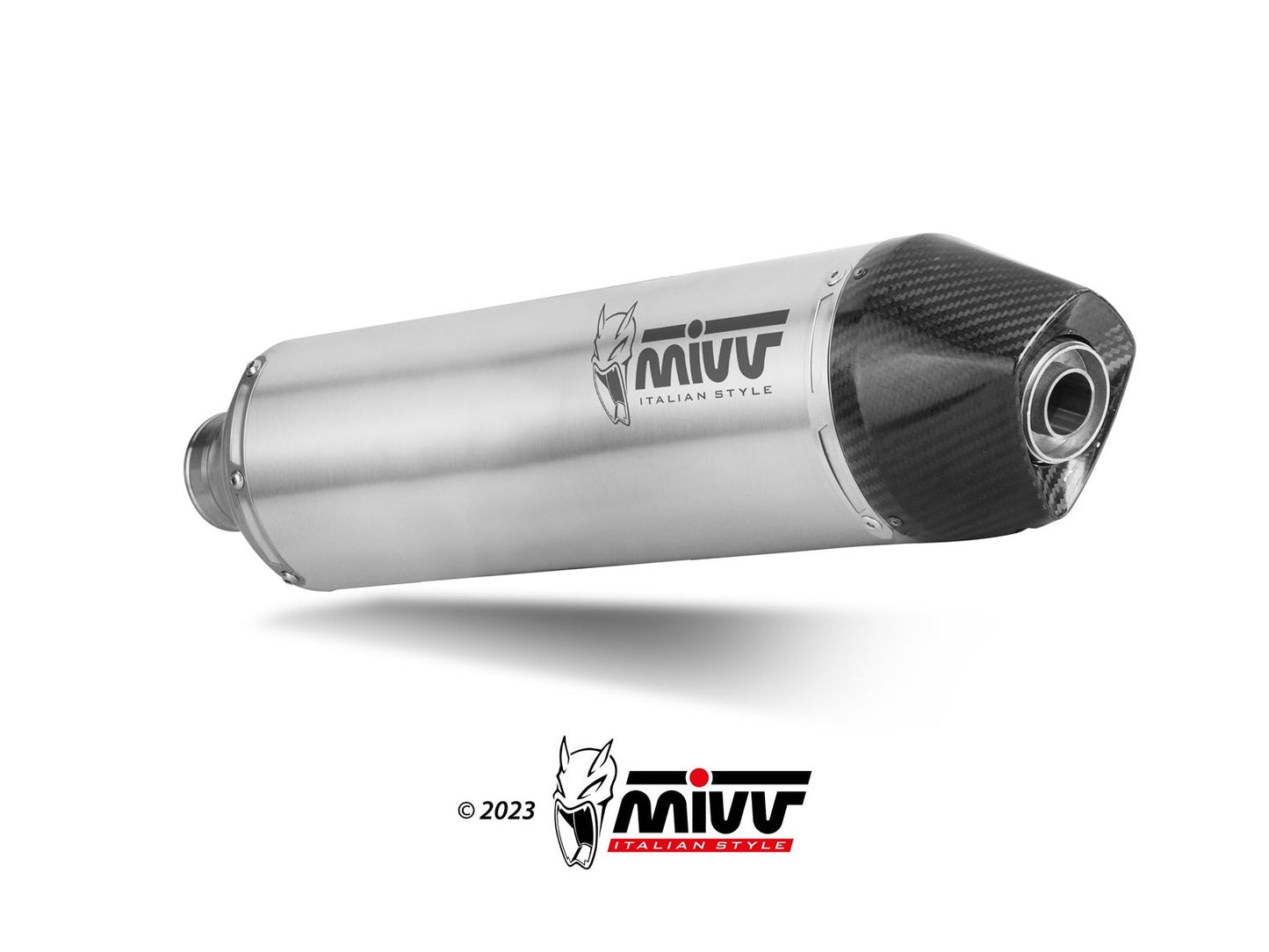 MIVV M.KT.031 KTM 690 Enduro R / SMC R (19/20) Slip-on Exhaust "STR-1" (stainless steel; approved) – Accessories in the 2WheelsHero Motorcycle Aftermarket Accessories and Parts Online Shop