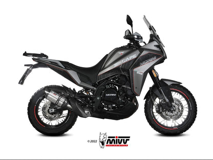 MIVV MM.001 MOTO MORINI X-CAPE ( 2021+ ) Slip-on Exhaust "Suono" (stainless steel; approved) – Accessories in the 2WheelsHero Motorcycle Aftermarket Accessories and Parts Online Shop