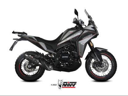 MIVV MM.001 MOTO MORINI X-CAPE ( 2021+ ) Slip-on Exhaust "Suono" (black; approved) – Accessories in the 2WheelsHero Motorcycle Aftermarket Accessories and Parts Online Shop