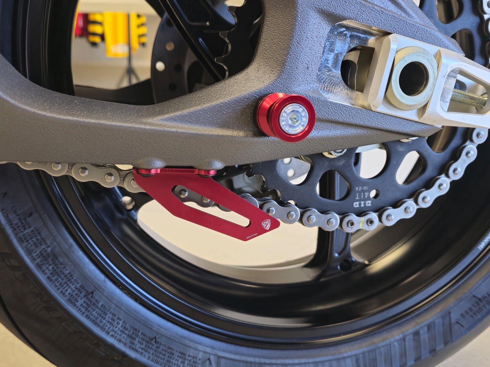 PR331 - CNC RACING Ducati Panigale V4 / Streetfighter V4 (2025+) Lower Chain Guard – Accessories in the Motoraider Motorcycle Aftermarket Accessories and Parts Online Shop