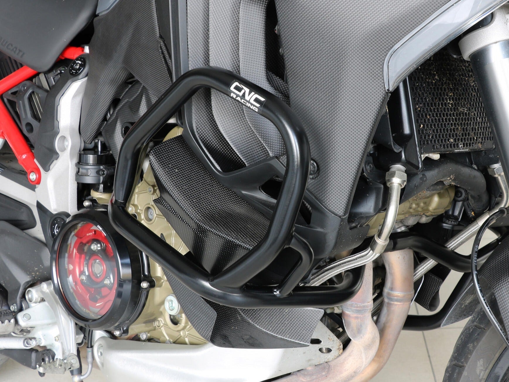PR908 - CNC RACING Ducati Multistrada V4 (2025+) Steel Engine Guard – Accessories in the Motoraider Motorcycle Aftermarket Accessories and Parts Online Shop