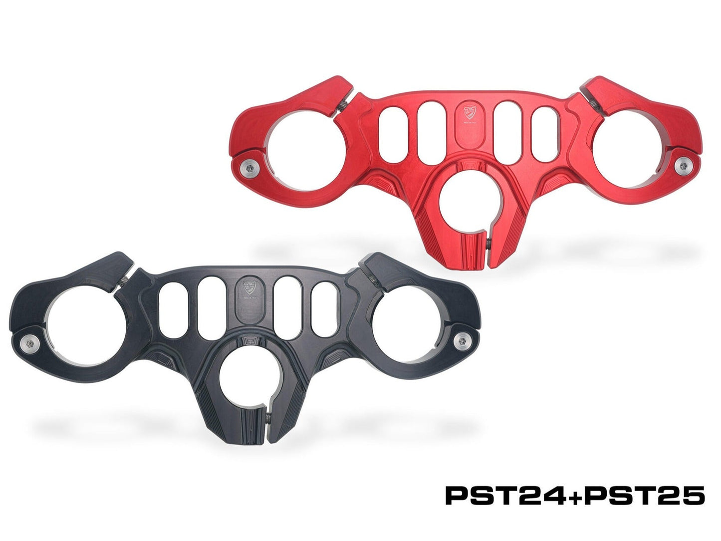 PST25 - CNC RACING Ducati Panigale V2 (2025+) Top Yoke Clamps Kit (for CNC RACING triple clamps) – Accessories in the Motoraider Motorcycle Aftermarket Accessories and Parts Online Shop