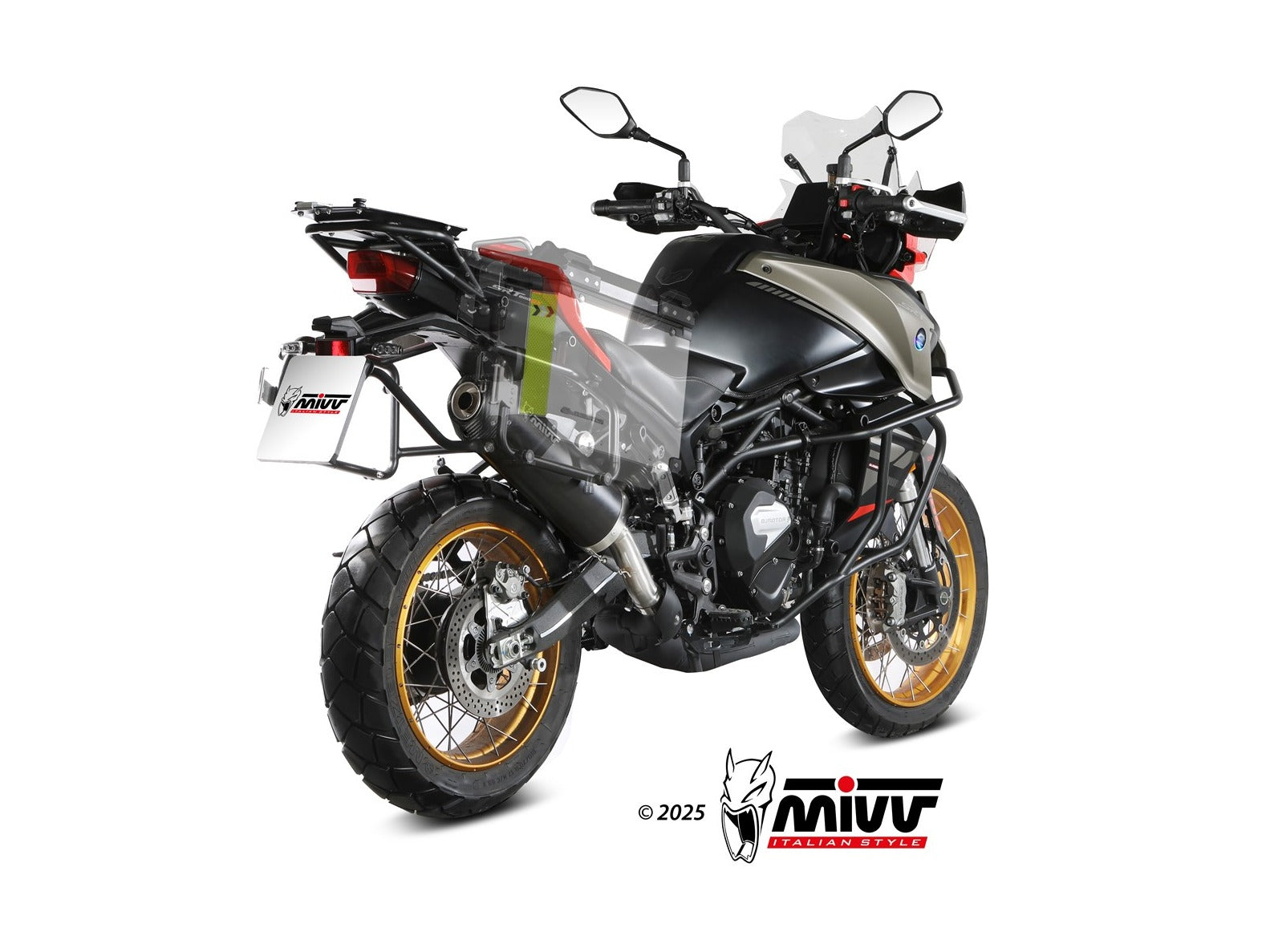 MIVV QJ.002 QJ MOTOR SRT 800 S / X / SX ( 2024+ ) Slip-on Exhaust "Oval" (black + carbon cap; approved) – Accessories in the 2WheelsHero Motorcycle Aftermarket Accessories and Parts Online Shop
