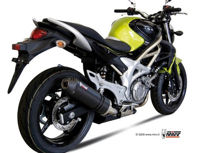 MIVV S.035 SUZUKI Gladius ( 2009 / 15 ) Slip-on Exhaust "Oval" (carbon + cap; approved) – Accessories in the 2WheelsHero Motorcycle Aftermarket Accessories and Parts Online Shop